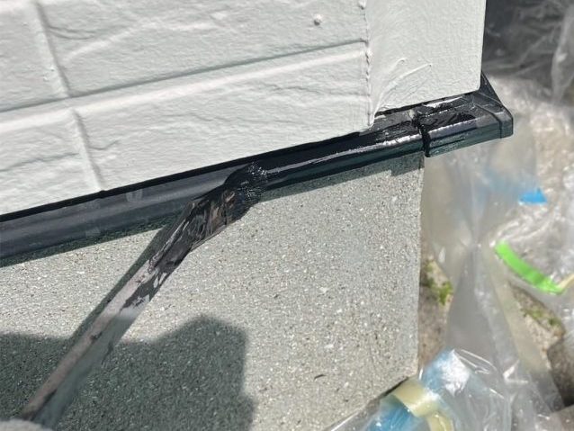 稲美町の水切り中塗り